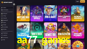 Descubra o Mundo do Cassino Online com aa77 games